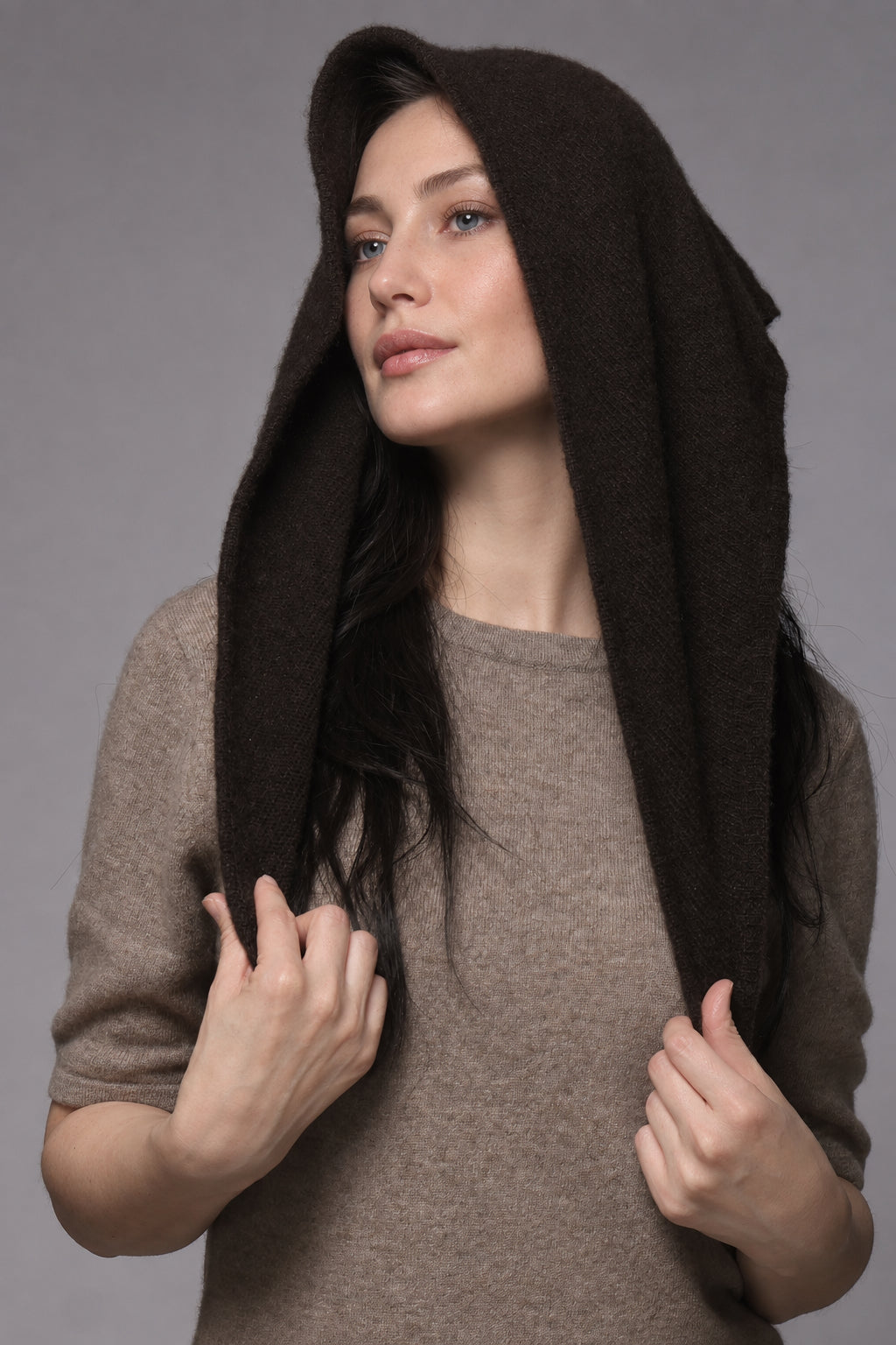 Yak wool shawl