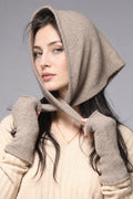 Cashmere triangle shawl