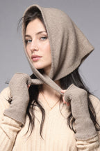 Cashmere triangle shawl