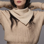 Cashmere triangle shawl
